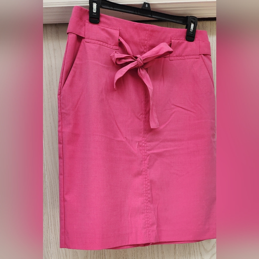 Pink Tie-Waist Skirt